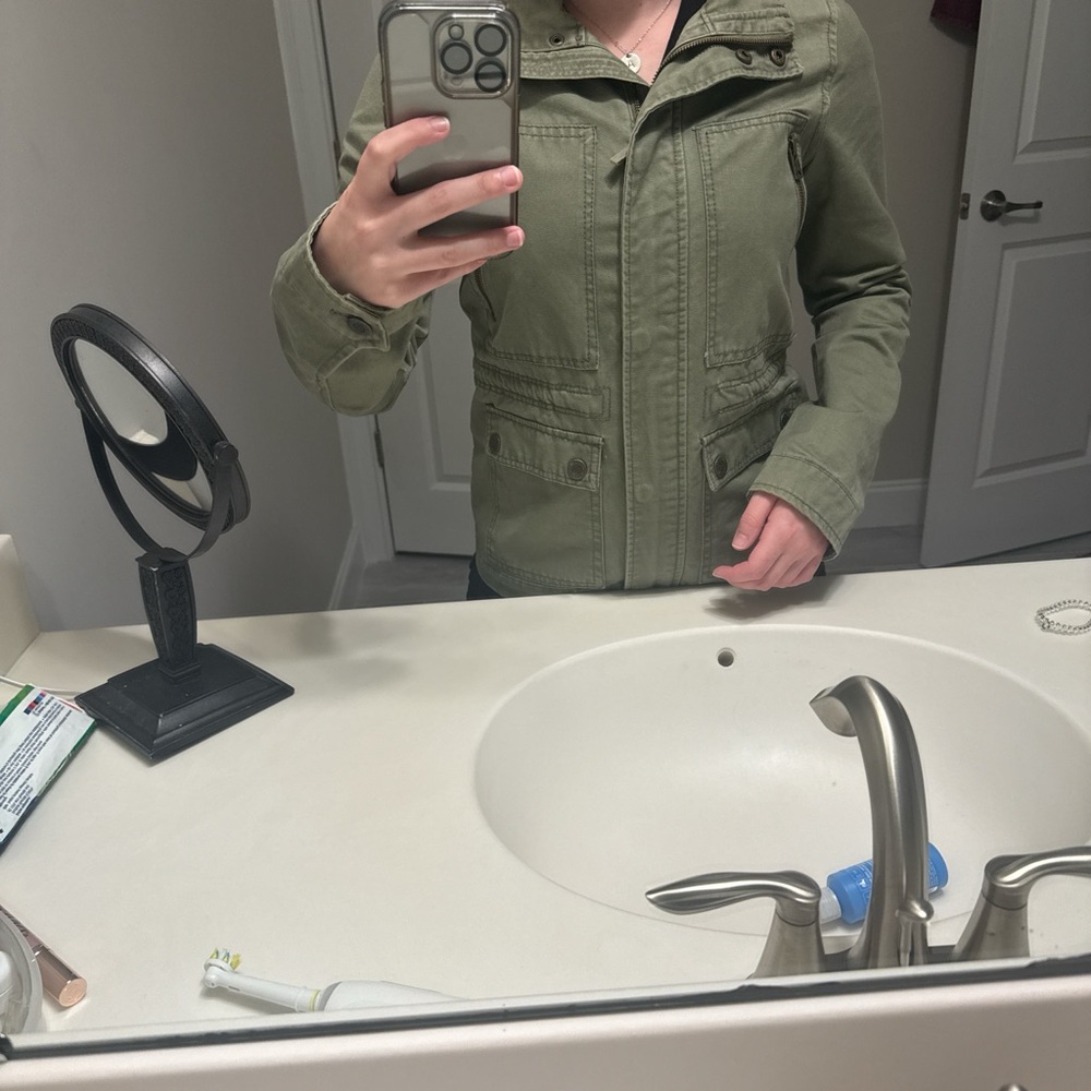 Aeropostale Utility Jacket in Olive